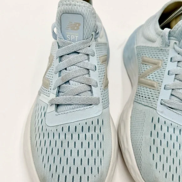 New Balance Women's Sky Blue Athletic Shoes - Picture 5 of 9